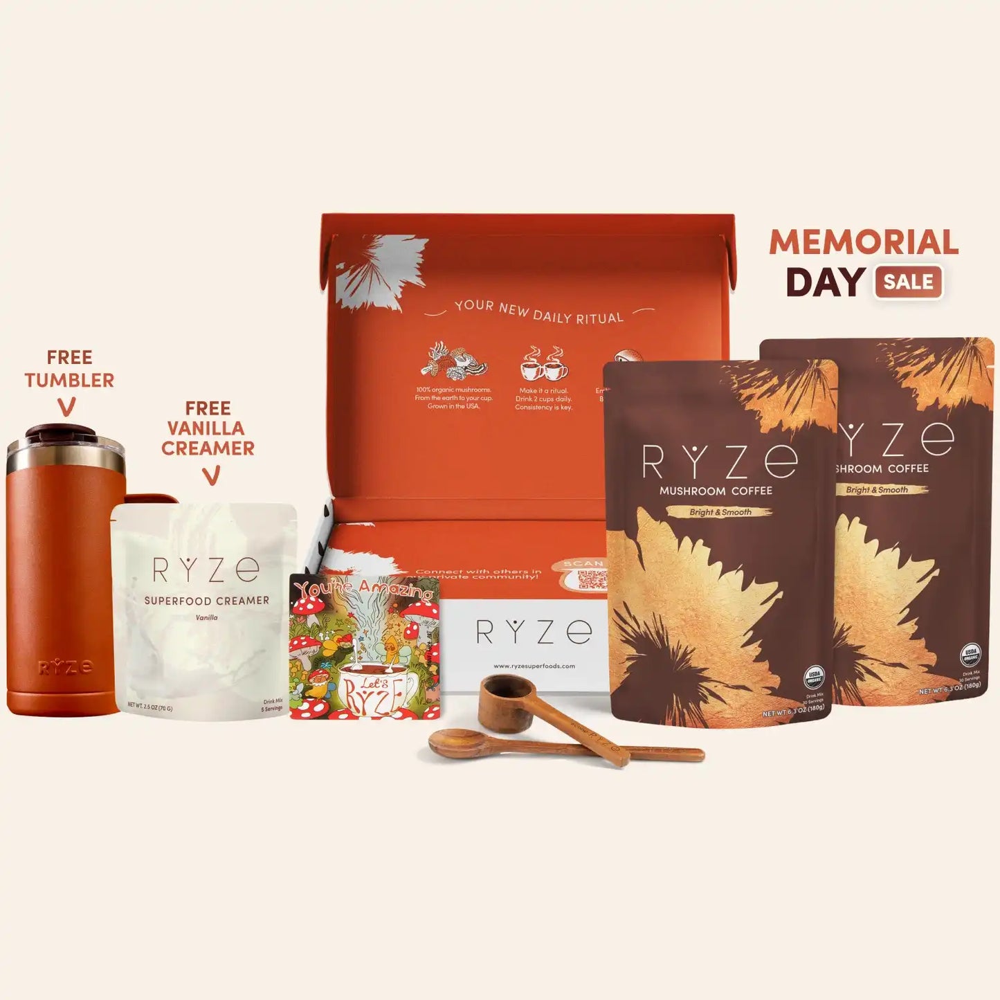 Mushroom Coffee Starter Kit (60 servings)