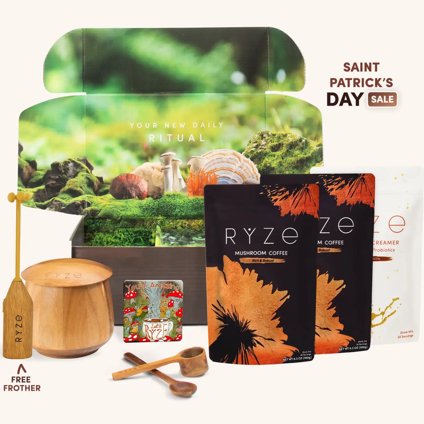 Mushroom Coffee House Blend Ritual Set