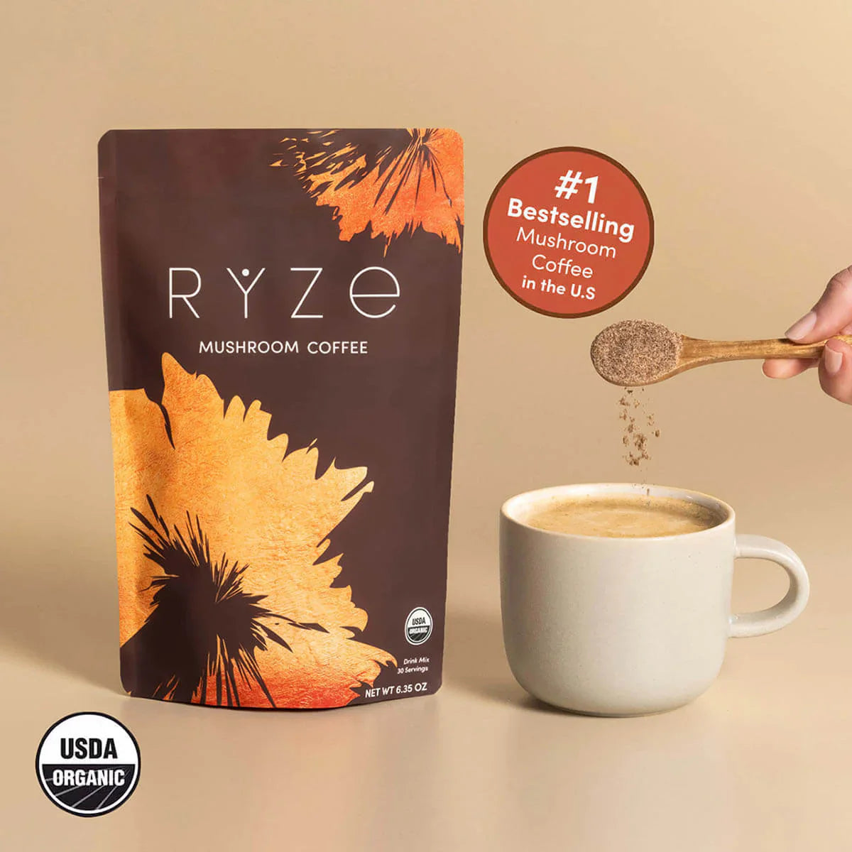 Mushroom Coffee (1 pack - 30 Servings)